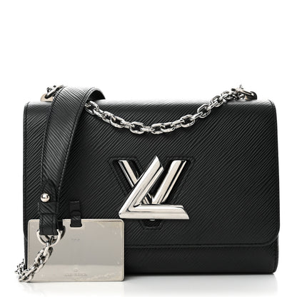 Louis Vuitton Epi Twist Shoulder Bag MM Black 3 of 11
