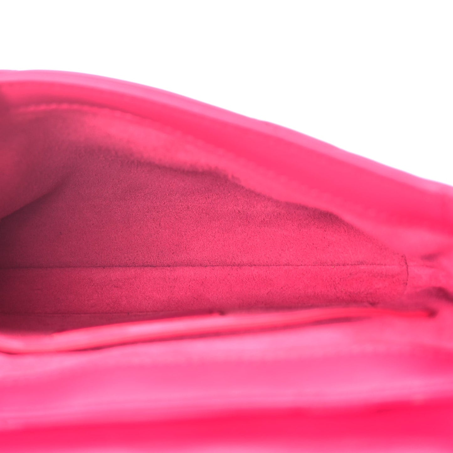 Lambskin Quilted Le 57 Diamond Shoulder Bag Lipstick Fuschia