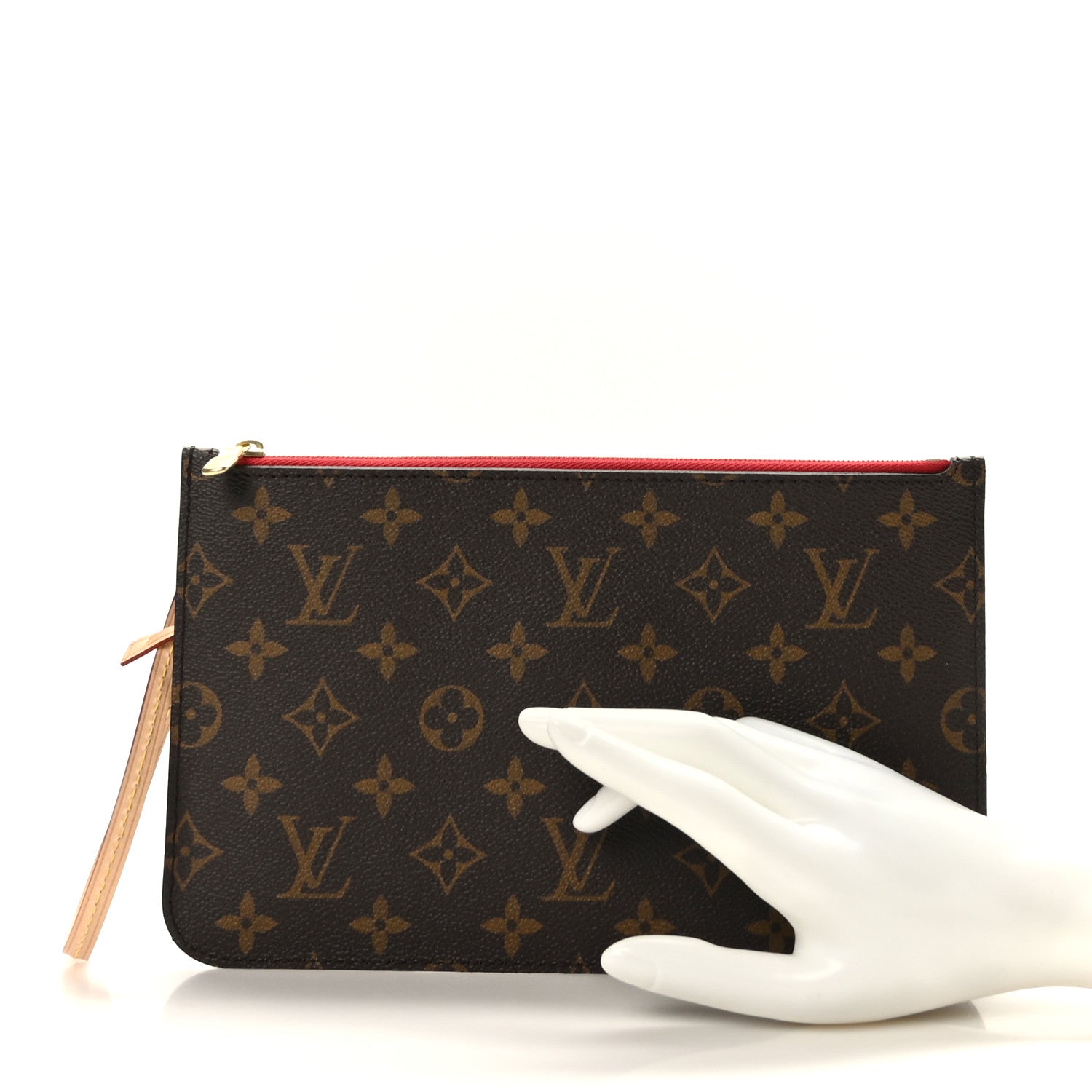 Louis Vuitton Monogram Neverfull MM GM Pochette Cherry 2 of 6