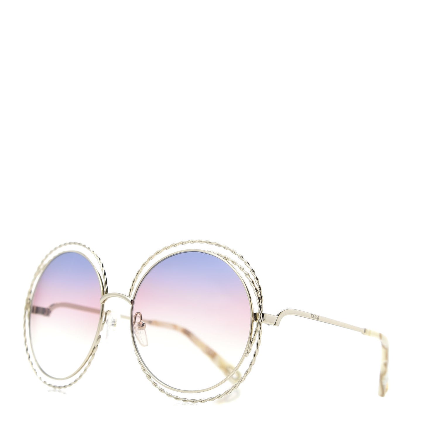 Oversized Round Carlina Sunglasses CE114ST Rainbow