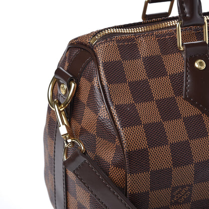 Louis Vuitton Damier Ebene Speedy Bandouliere 25 8 of 9
