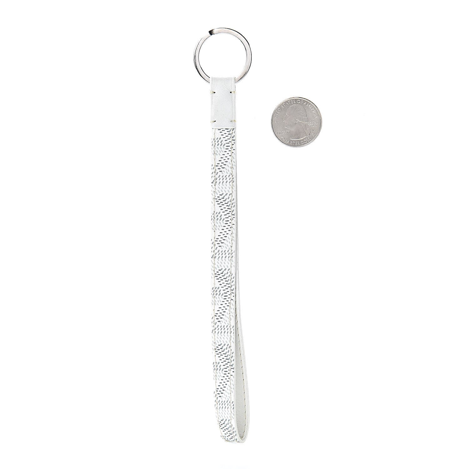 Goyard Goyardine Sesame Key Holder White 2 of 5
