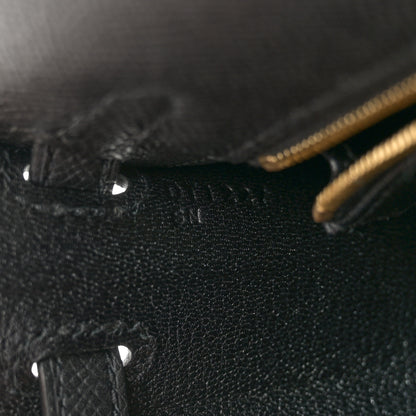 Hermes Epsom Kelly Sellier 25 Black 7 of 11