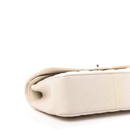 Chanel Caviar Quilted Jumbo Double Flap Light Beige 6 of 14