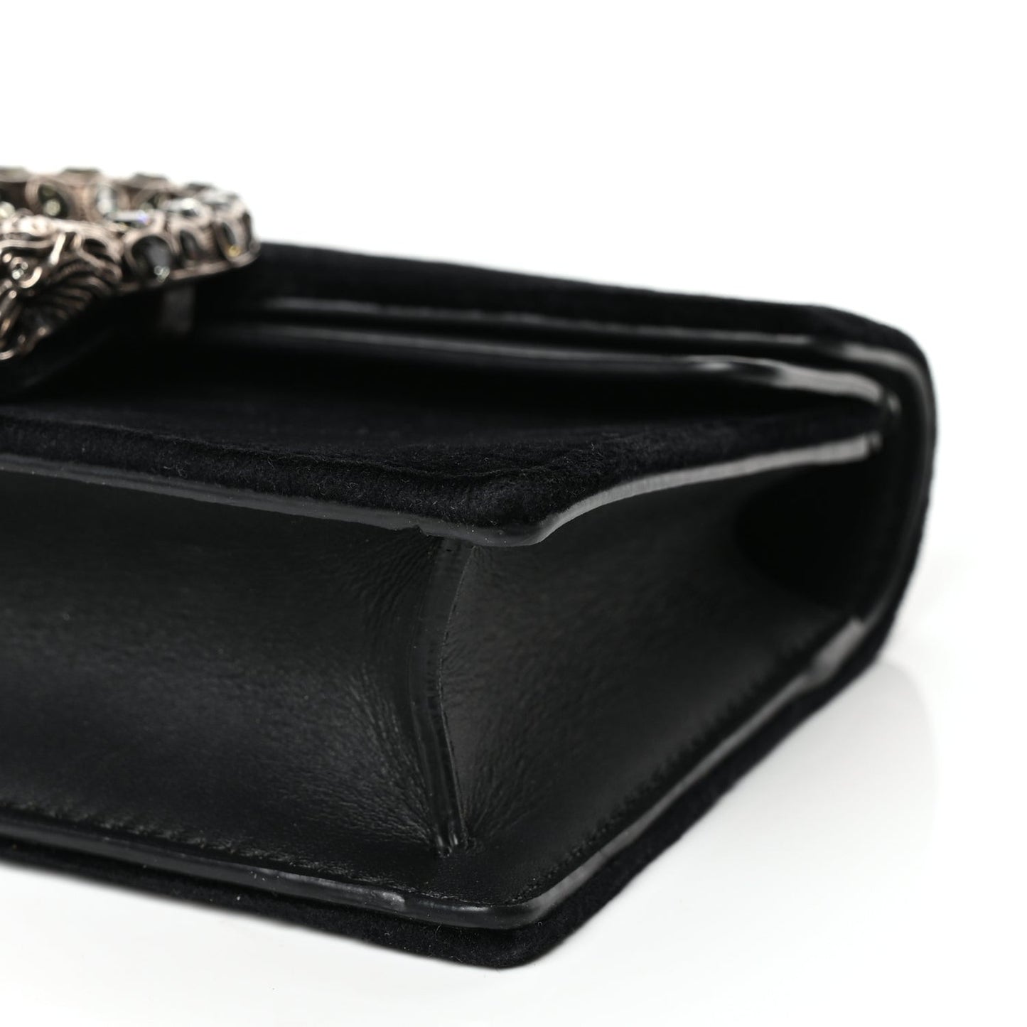 Velvet Super Mini Dionysus Shoulder Bag Black