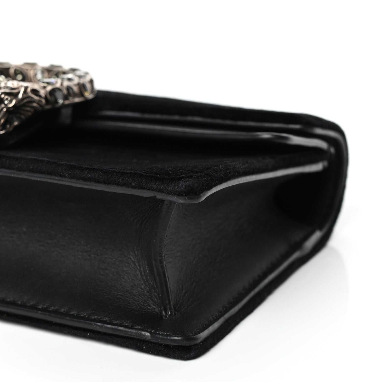 Gucci Velvet Super Mini Dionysus Shoulder Bag Black 8 of 8