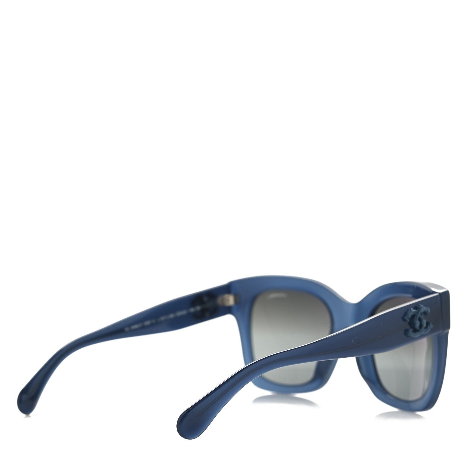 Chanel Acetate Mirror CC Square Fall Sunglasses 5357-A Blue 4 of 7