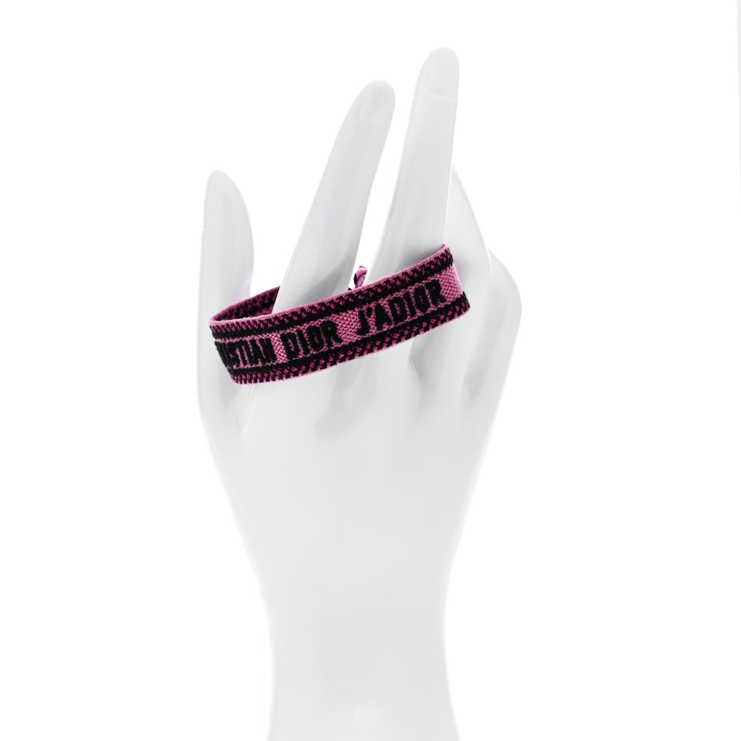 Woven Cotton J'Adior Friendship Bracelet Pink Multicolor