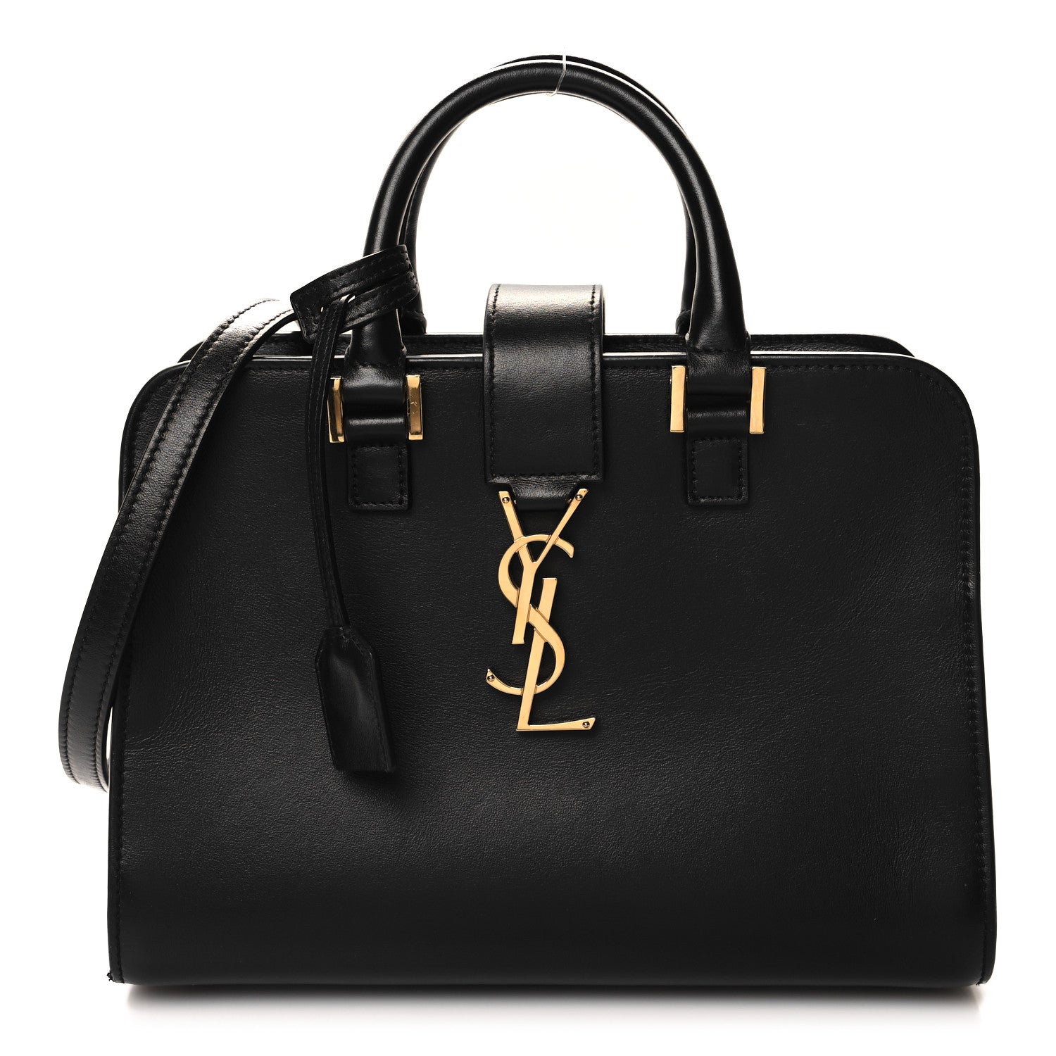 Saint Laurent Calfskin Monogram Baby Cabas Black 1 of 12
