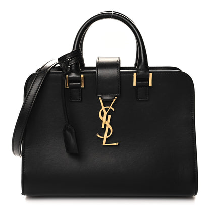 Saint Laurent Calfskin Monogram Baby Cabas Black 1 of 12