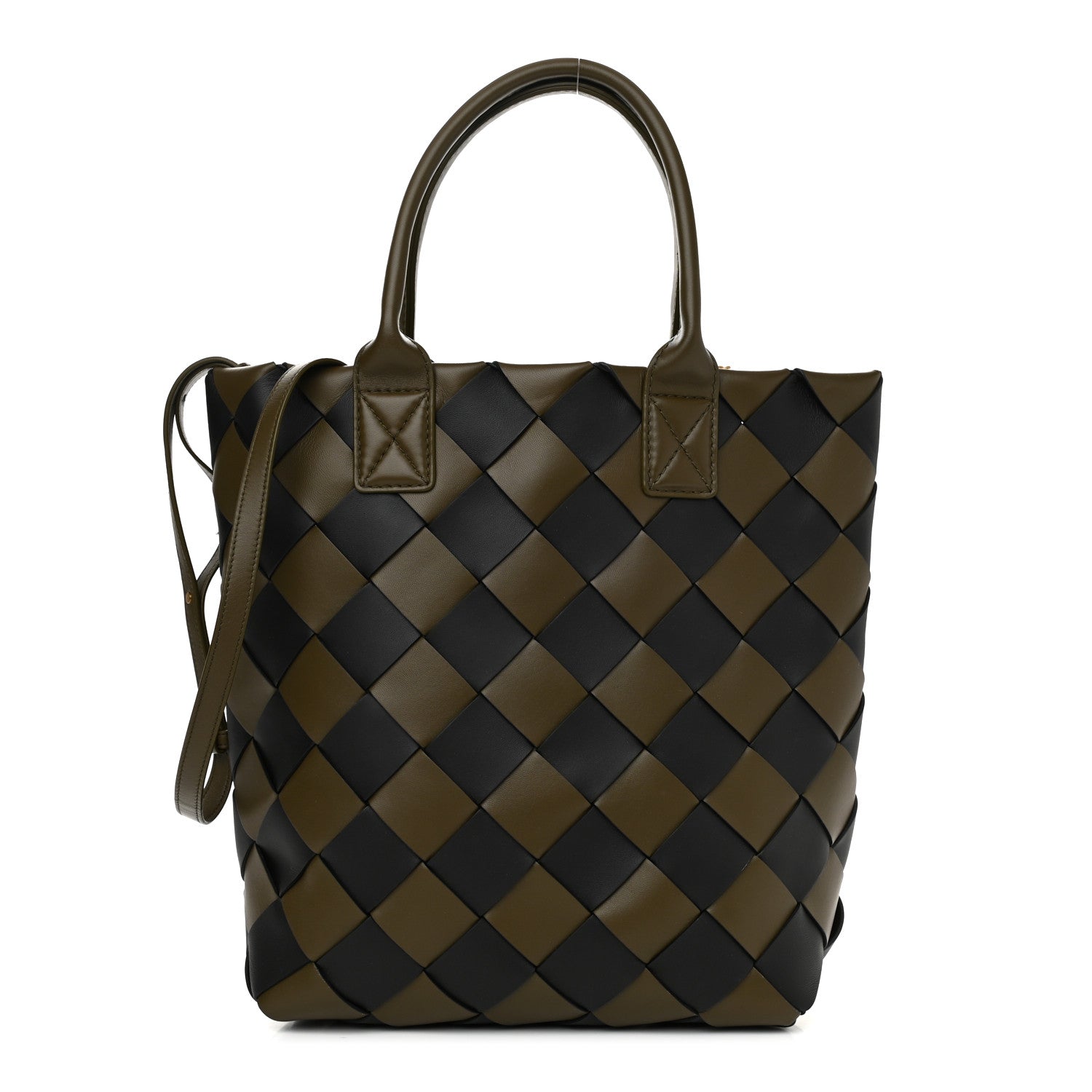 Bottega Veneta Nappa Maxi Cabat 30 Mustard Black 3 of 11