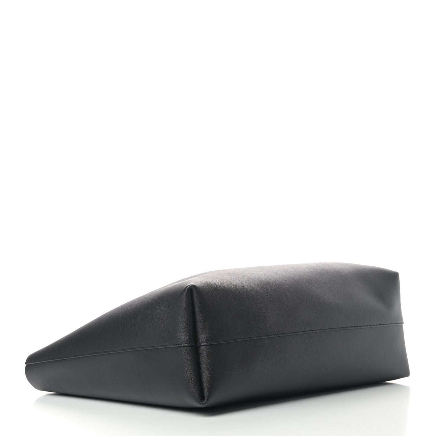 Calfskin Large Shopping Tote Black