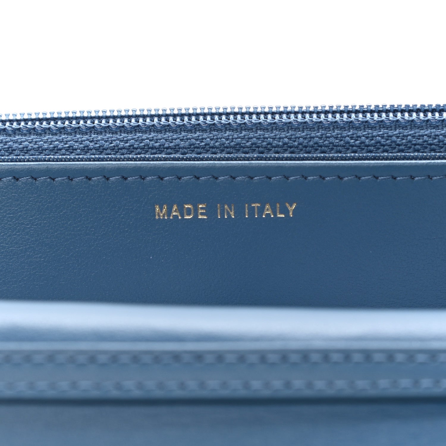 Chanel Denim Quilted CC Pearl Crush Wallet On Chain WOC Blue 7 of 12