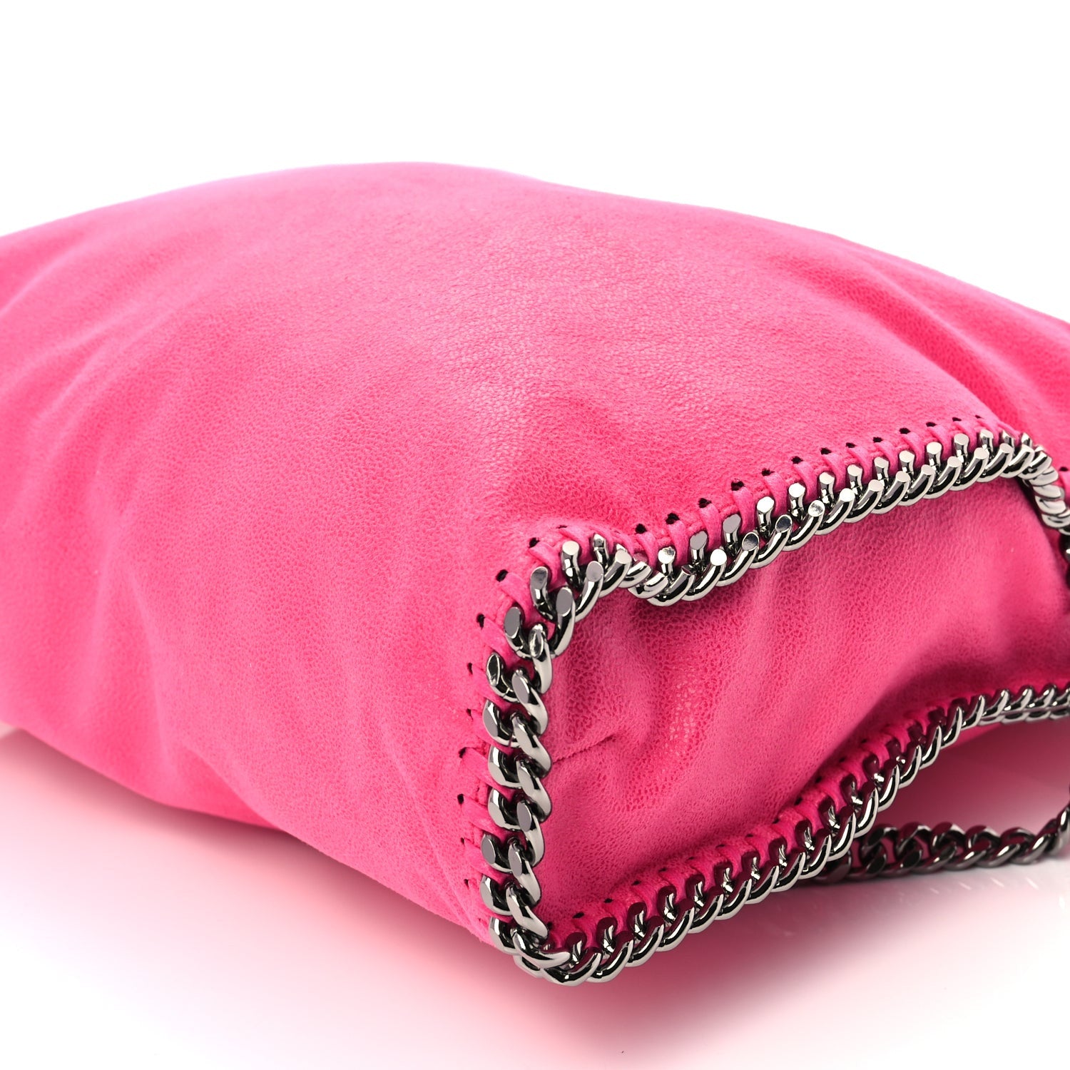 Stella McCartney Shaggy Deer Falabella Fold Over Tote  Hot Pink 9 of 9