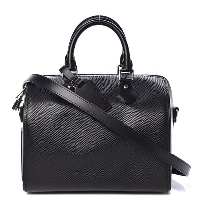 Louis Vuitton Epi Speedy Bandouliere 25 Black 1 of 8