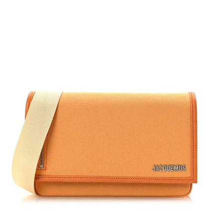 Jacquemus Canvas Le Messageru Bag Orange 1 of 7