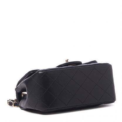Chanel Lambskin Quilted Mini Square Flap Black 4 of 10