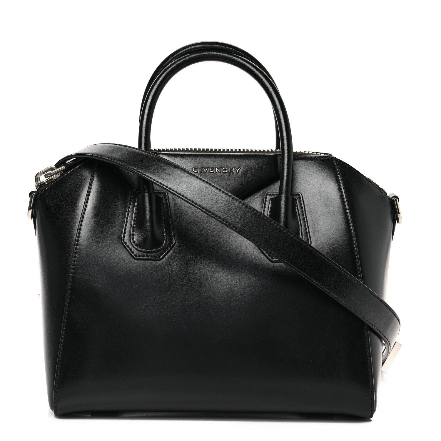 Givenchy Shiny Lord Calfskin Small Antigona Black 1 of 8