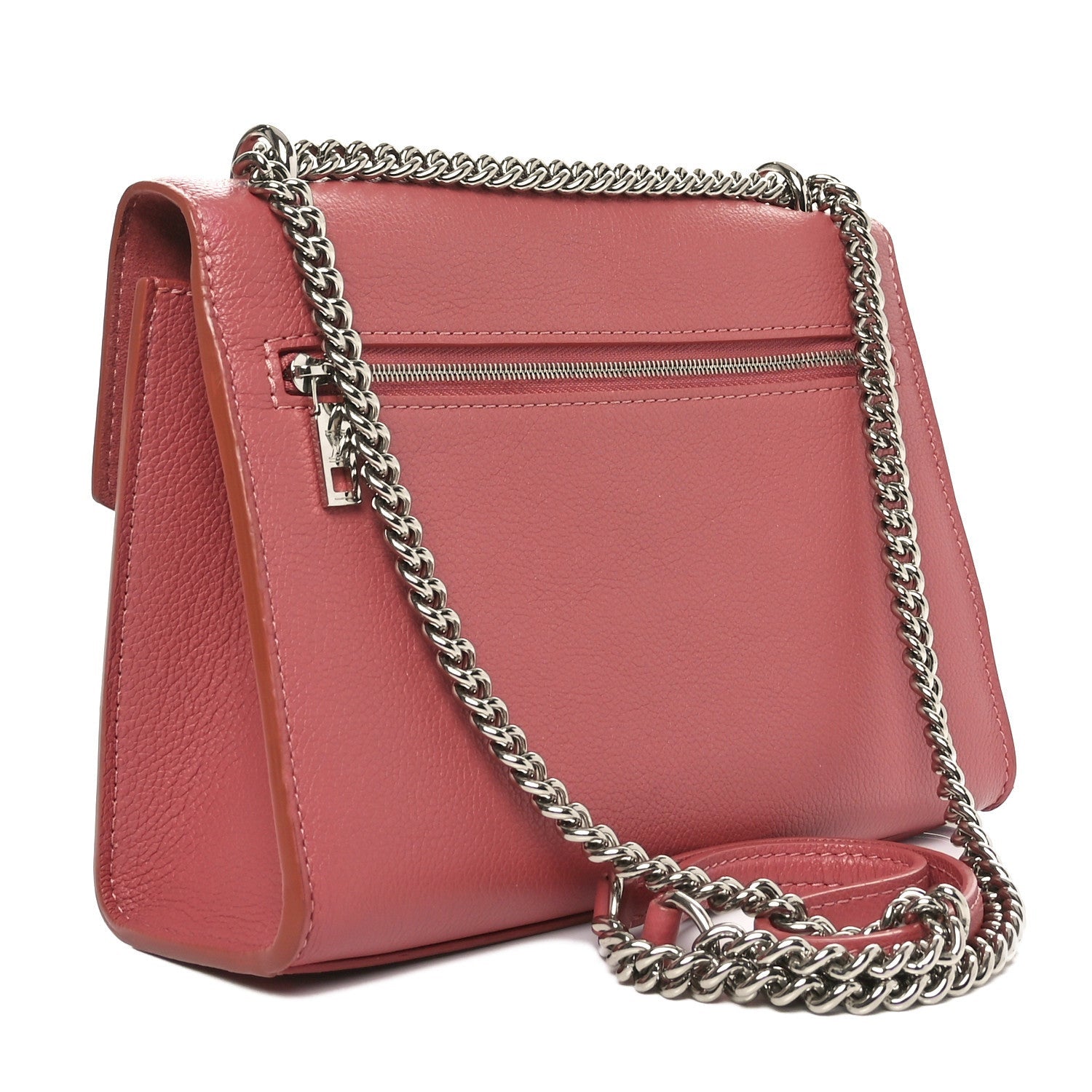 Louis Vuitton Soft Calfskin Mylockme Chain Bag BB Rose Boudoir Lie De Vin 3 of 7