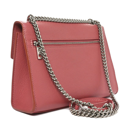 Louis Vuitton Soft Calfskin Mylockme Chain Bag BB Rose Boudoir Lie De Vin 3 of 7