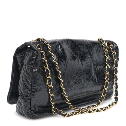 Chanel Vinyl Medium Rock and Chain Flap Black 3 of 7