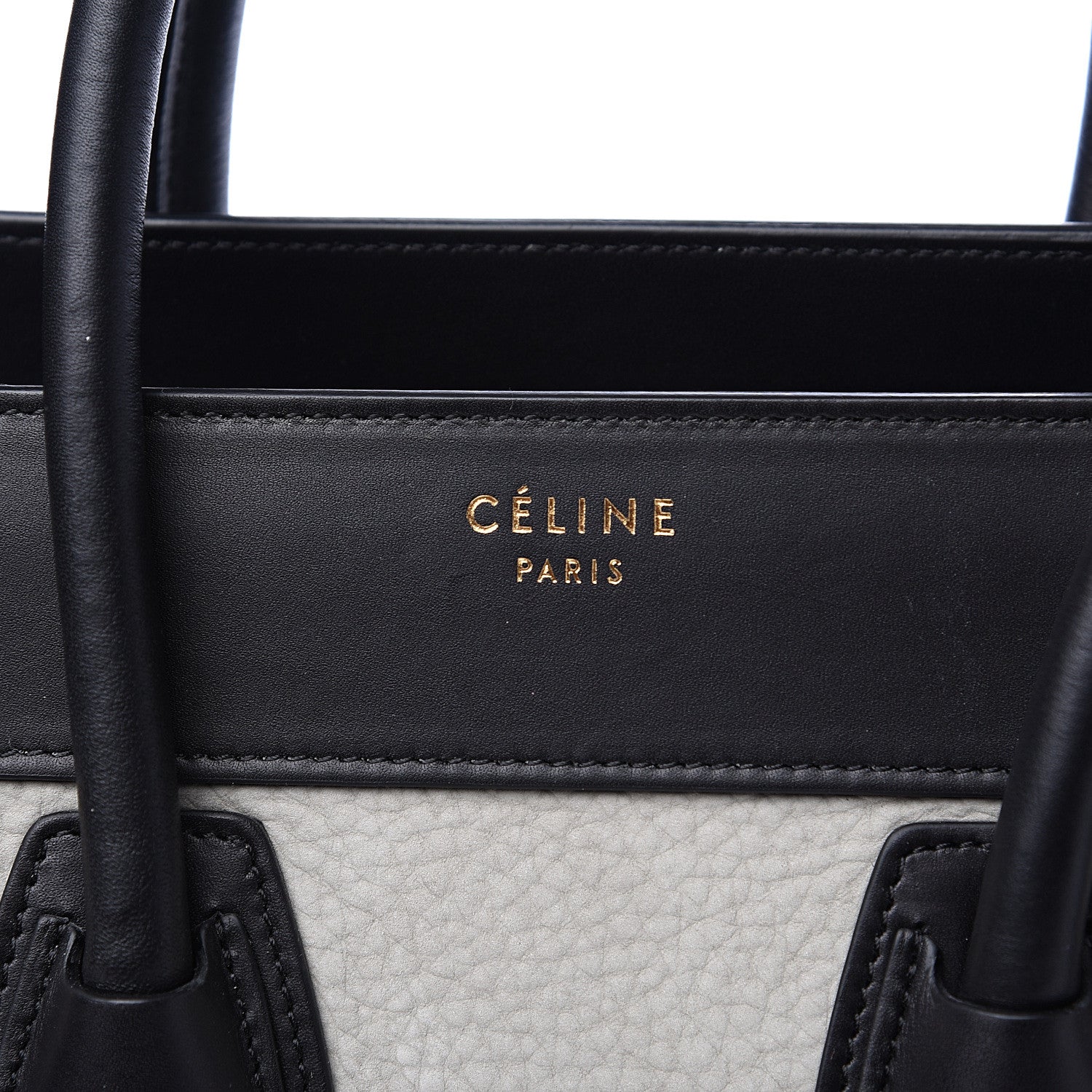 Celine Nubuck Smooth Calfskin Micro Tri-Color Luggage Olive 9 of 11