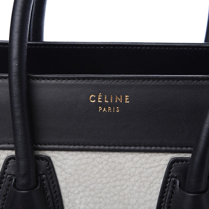 Celine Nubuck Smooth Calfskin Micro Tri-Color Luggage Olive 9 of 11