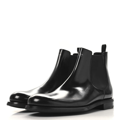 Prada Spazzolato Mens Chelsea Boots 12 Black 4 of 7