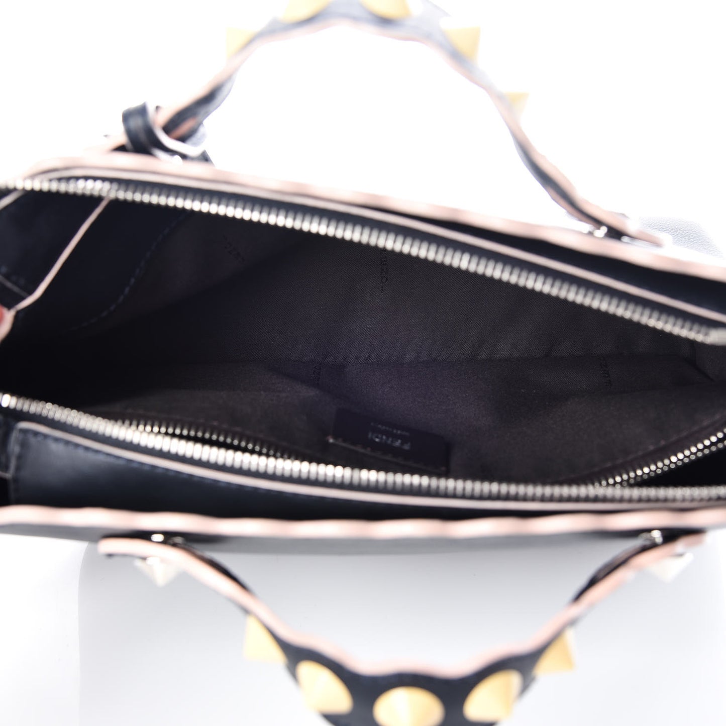 Vitello Dolce Scalloped Studded Medium By The Way Boston Bag Blu Notte