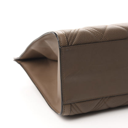 Mulberry Small Classic Grain Quilted Marylebone Tote Clay 6 of 9