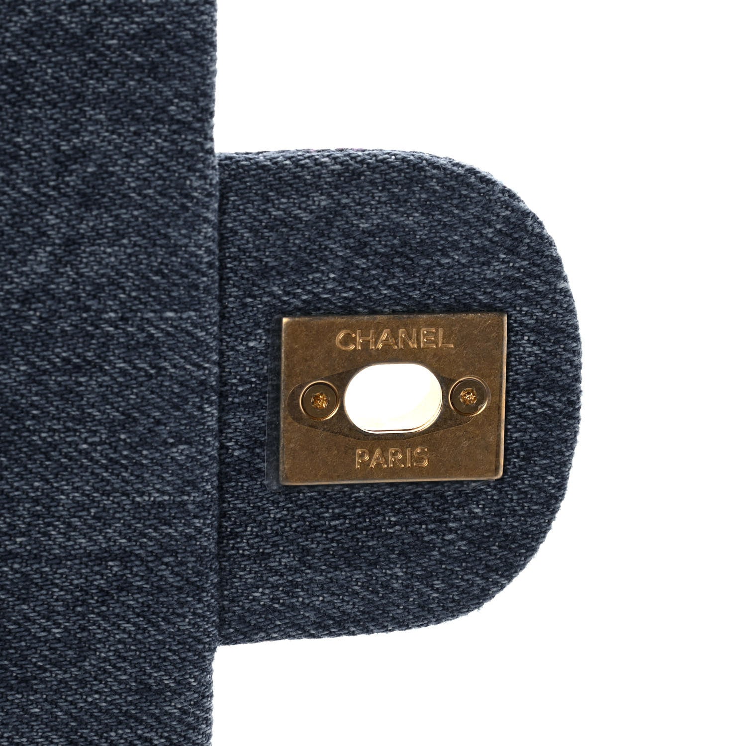 Chanel Denim Quilted Mini Denim Mood Rectangular Flap Blue Multicolor 8 of 12