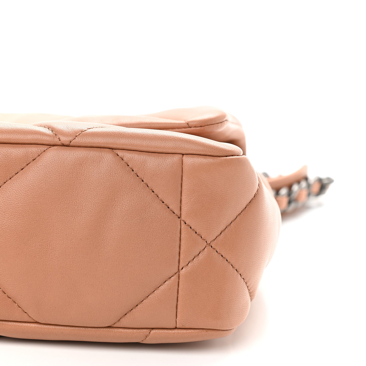 Chanel Lambskin Quilted Medium Chanel 19 Flap Brown 9 of 9