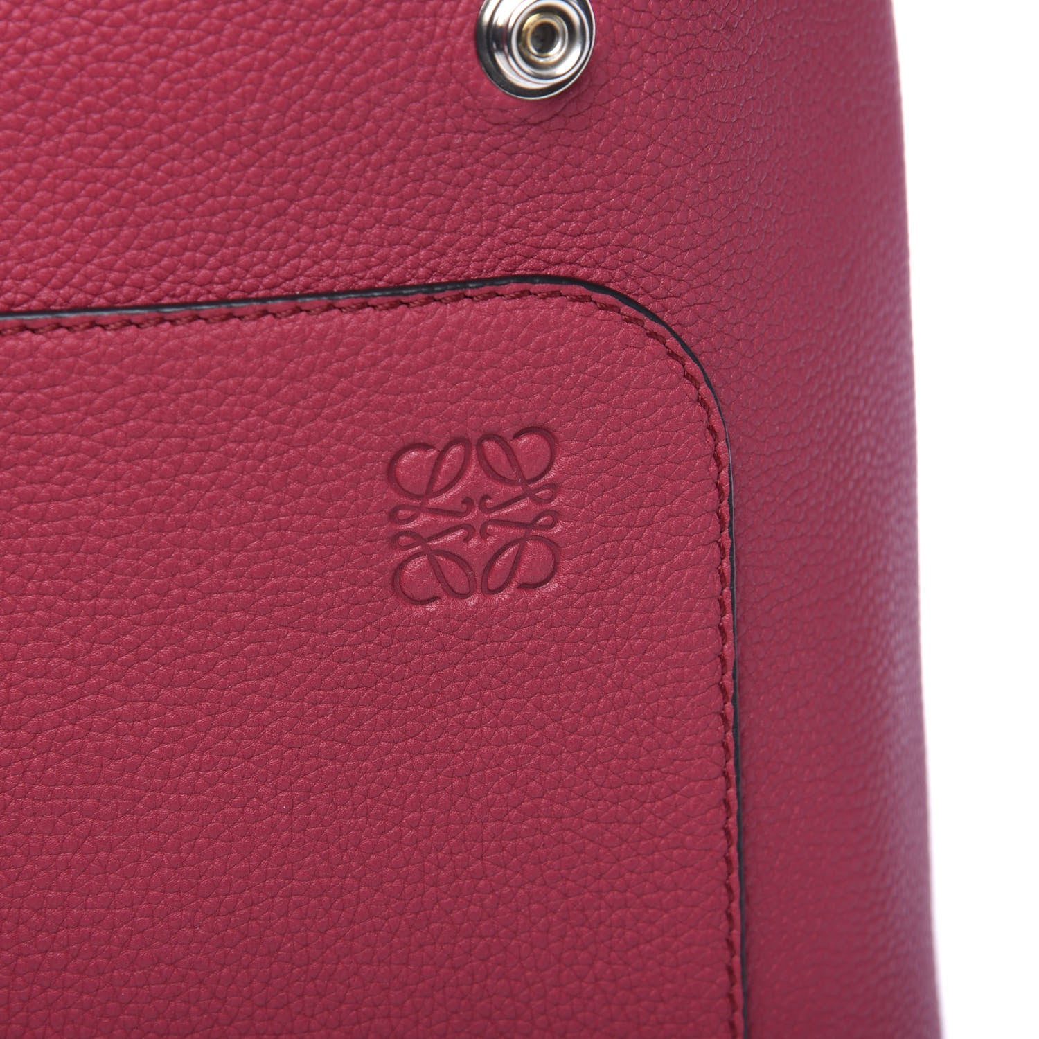 Loewe Calfskin Small Goya Backpack Raspberry 8 of 8