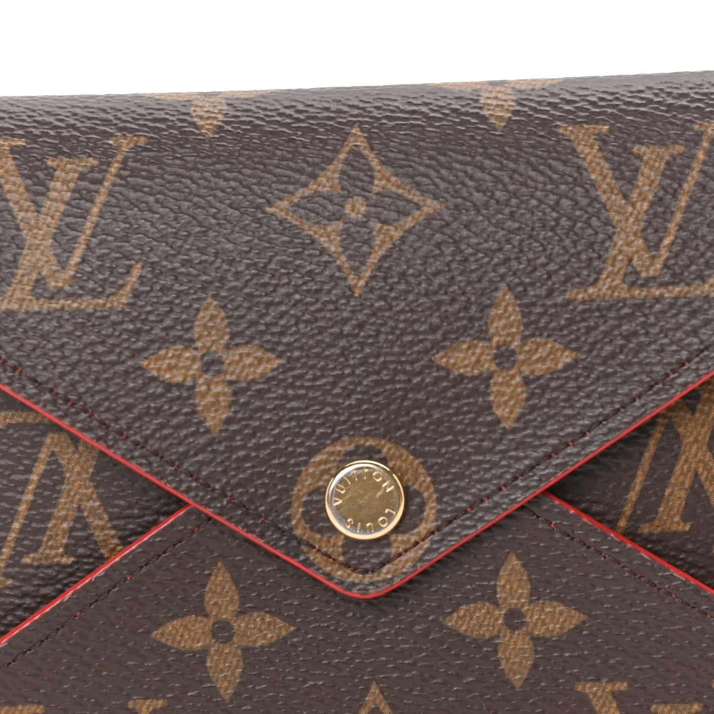 Monogram Medium Kirigami Pochette Insert  Coquelicot