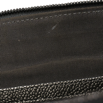 Chanel Iridescent Caviar Quilted Large Cosmetic Case Dark Grey 9 of 9