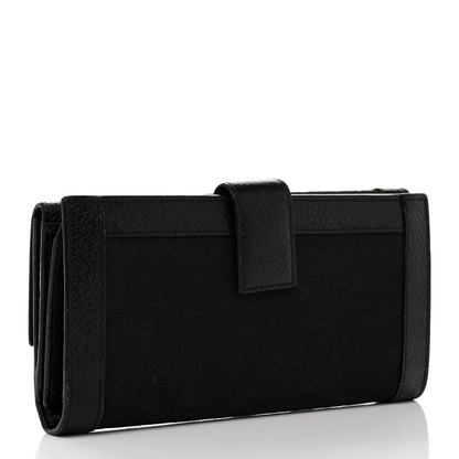 Gucci Monogram Continental Charmy Wallet Black 3 of 9