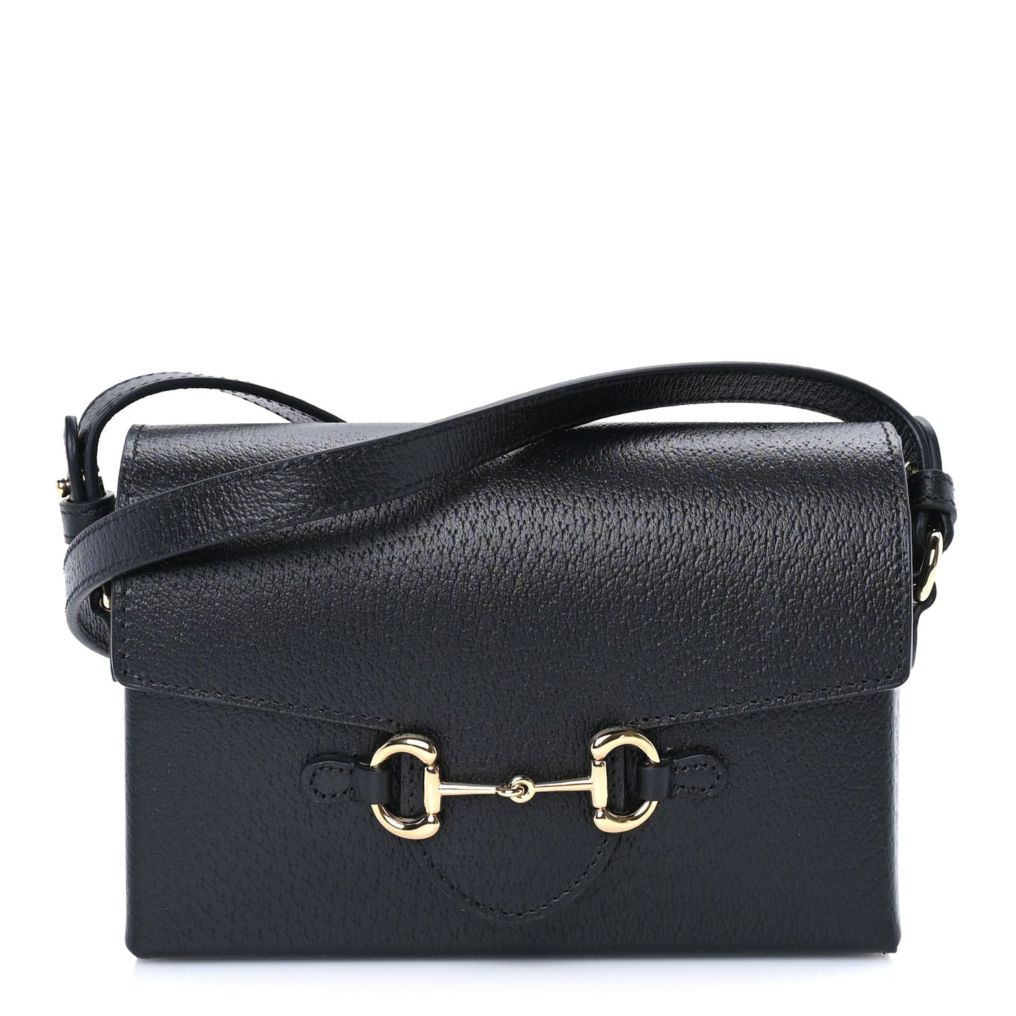 Calfskin Horsebit 1955 Shoulder Bag Black