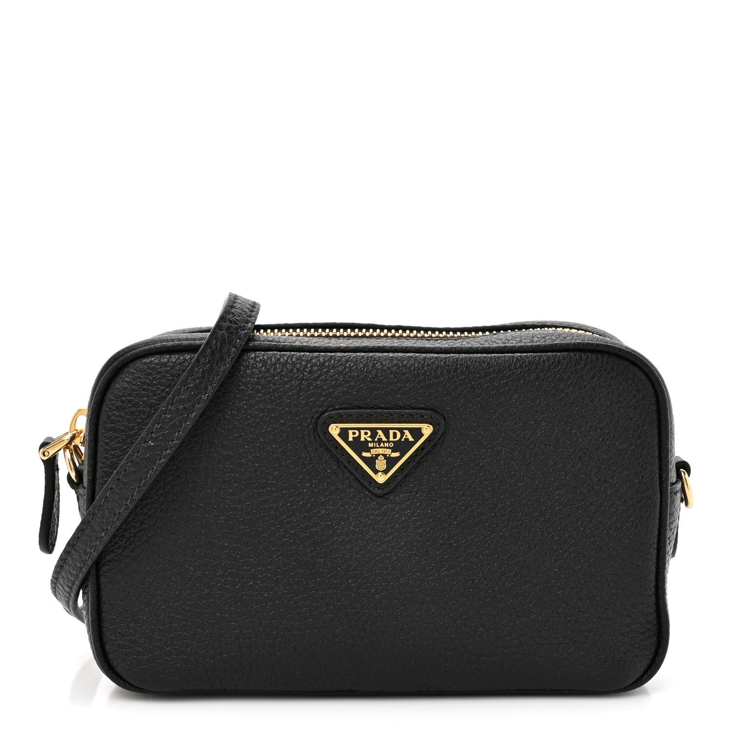 Prada Vitello Daino Mini Crossbody Bag Black 1 of 1