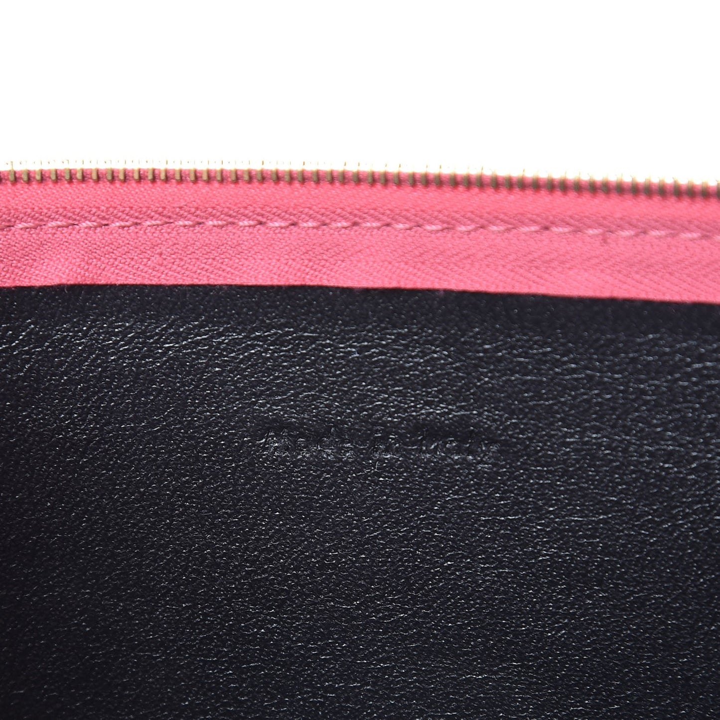 Smooth Calfskin Medium Pocket Clutch On Chain Rose Dust