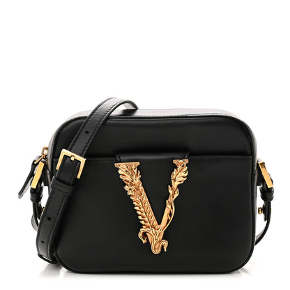 Versace Nappa Virtus Camera Bag Black 1 of 9