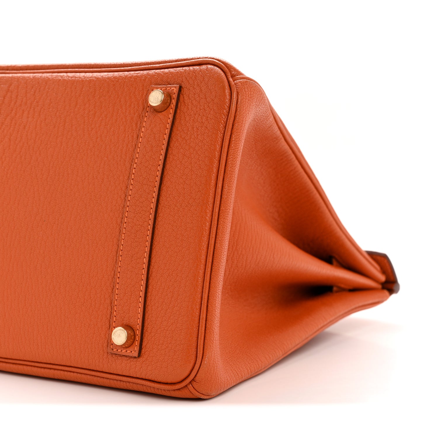 Chevre de Coromandel Birkin 35 Potiron