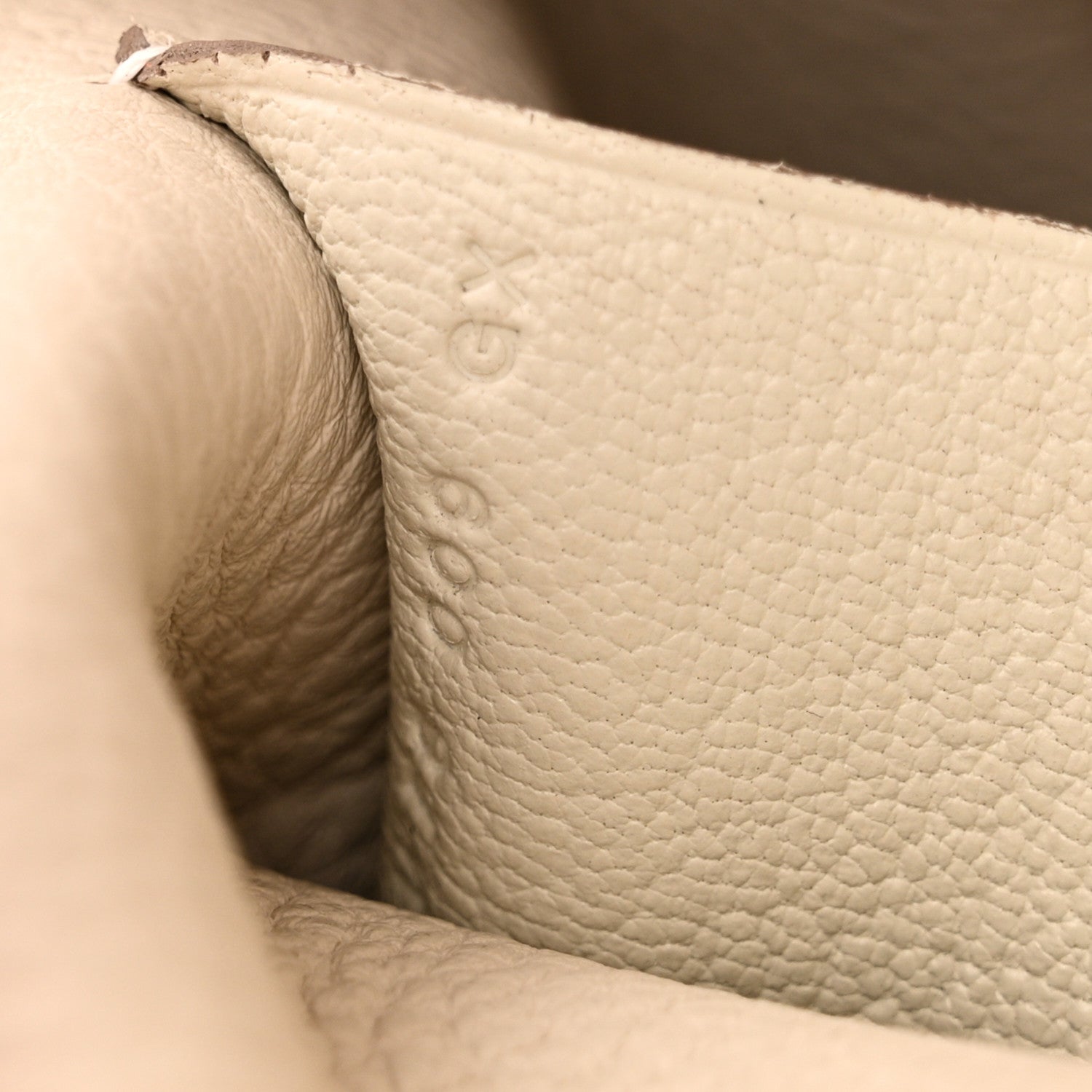 Hermes Togo Videpoches Craie Gold White 7 of 11