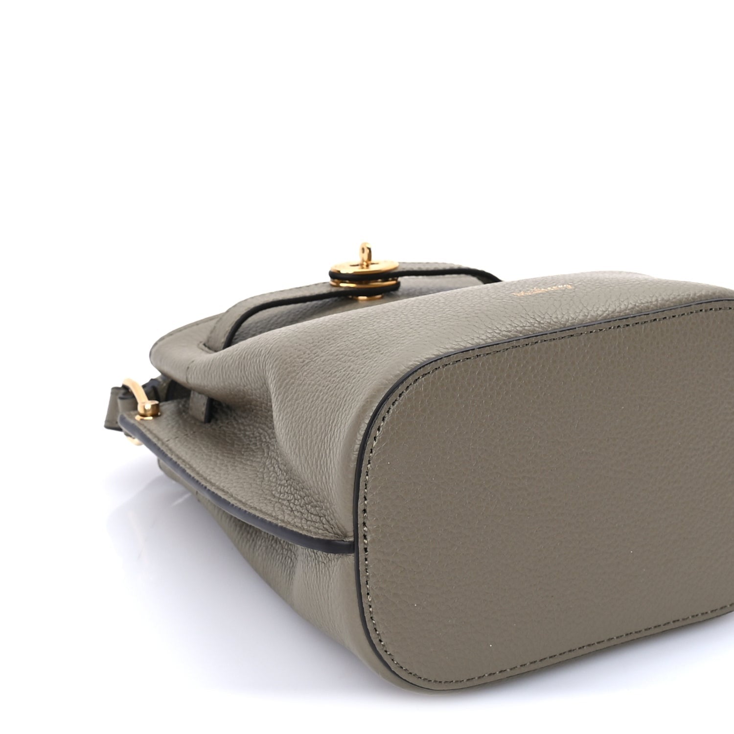 Mulberry Grained Calfskin Islington Bucket Bag  Linen Green 7 of 7