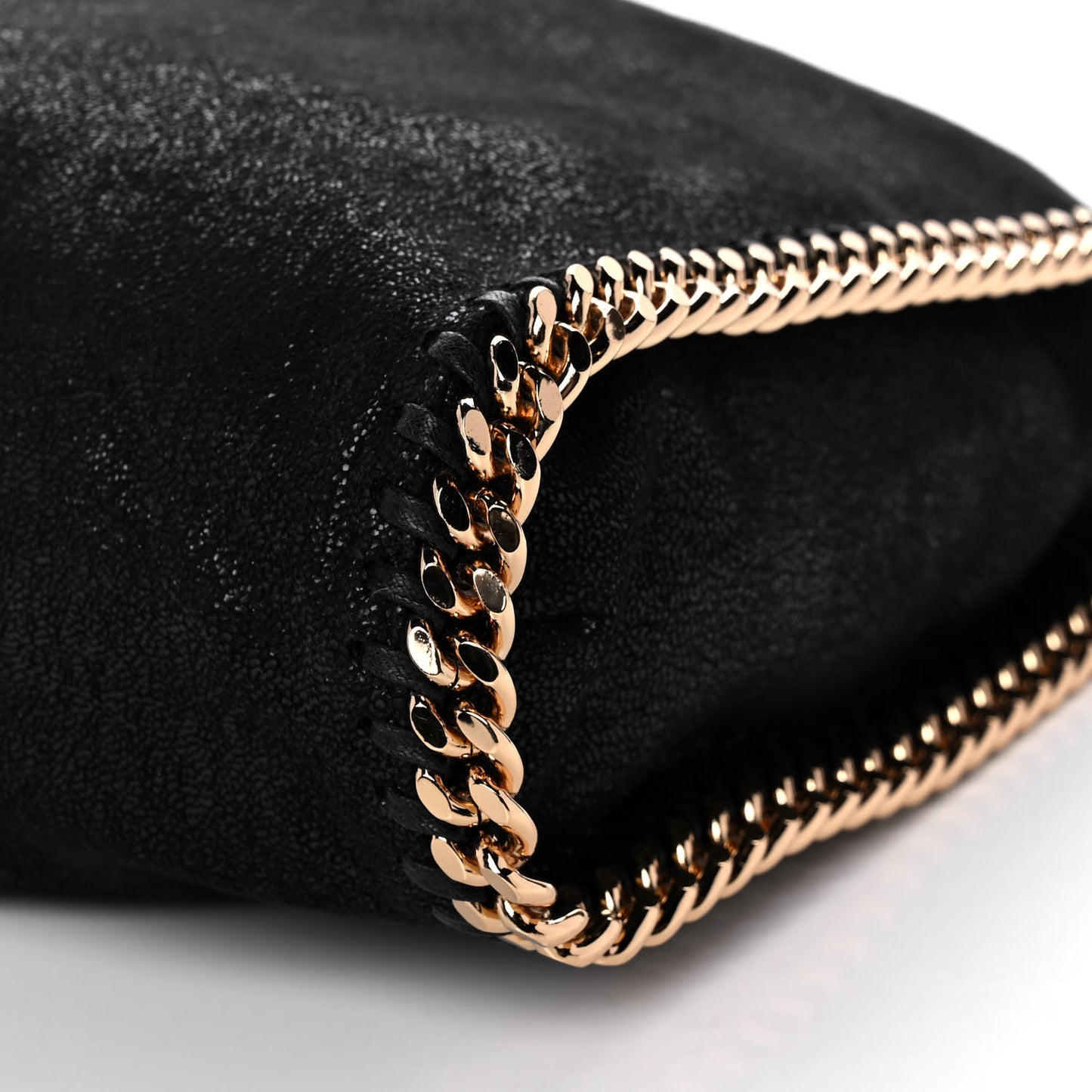 Shaggy Deer Small Falabella Tote Black