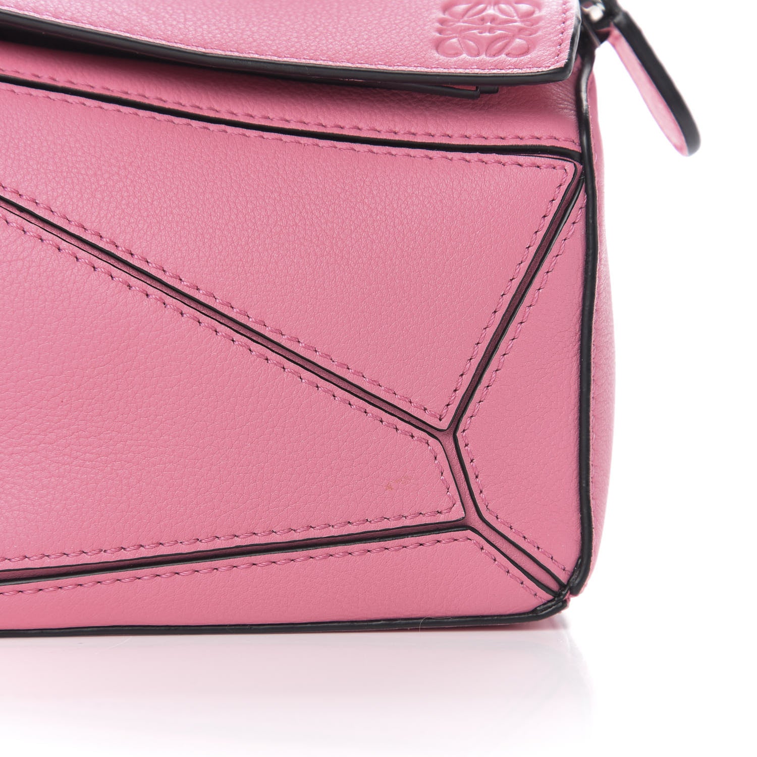 Loewe Calfskin Mini Puzzle Bag Wild Rose 9 of 9