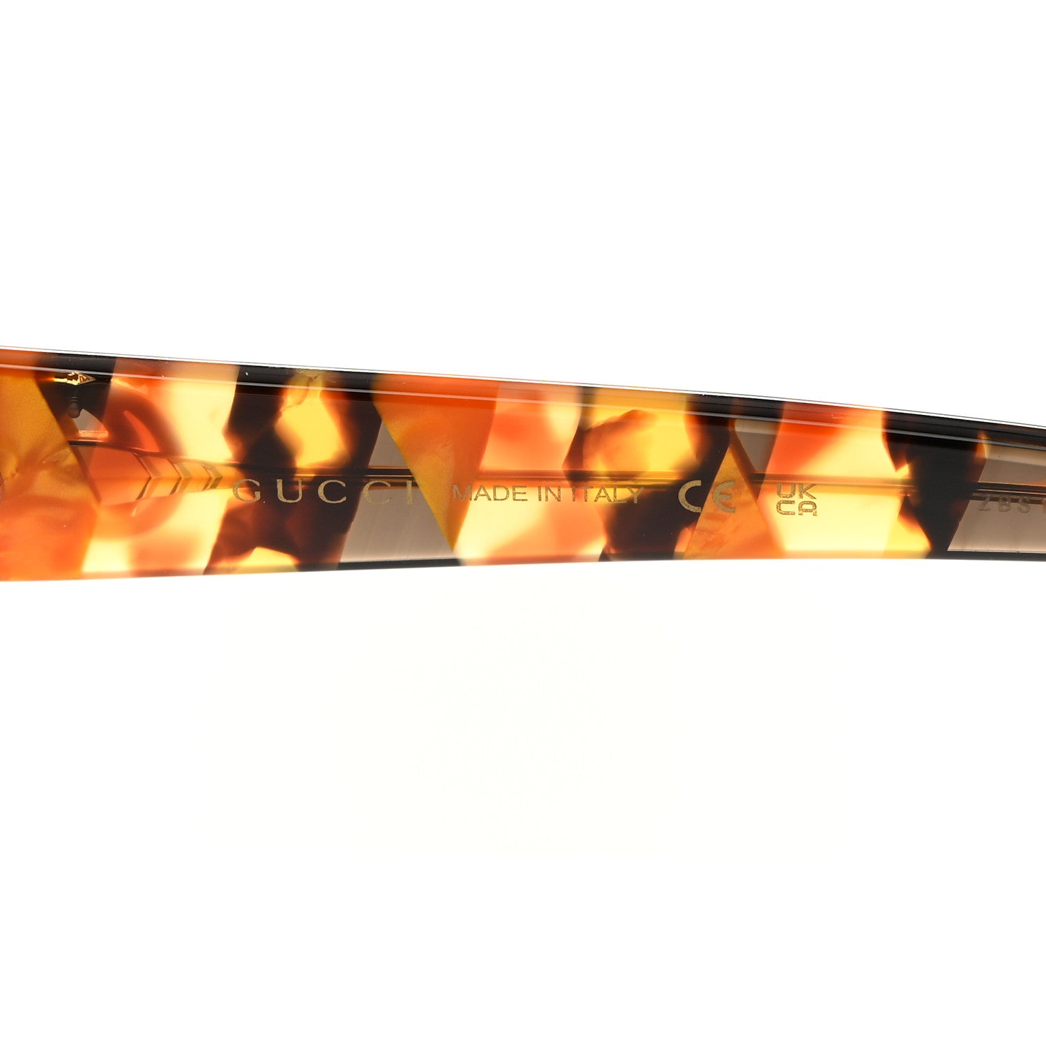Gucci Round 56mm Sunglasses GG1256S Havana 7 of 8