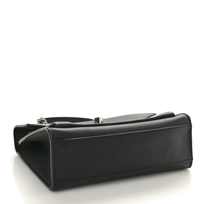 Louis Vuitton Soft Calfskin Mylockme Chain Bag BB Black 4 of 9