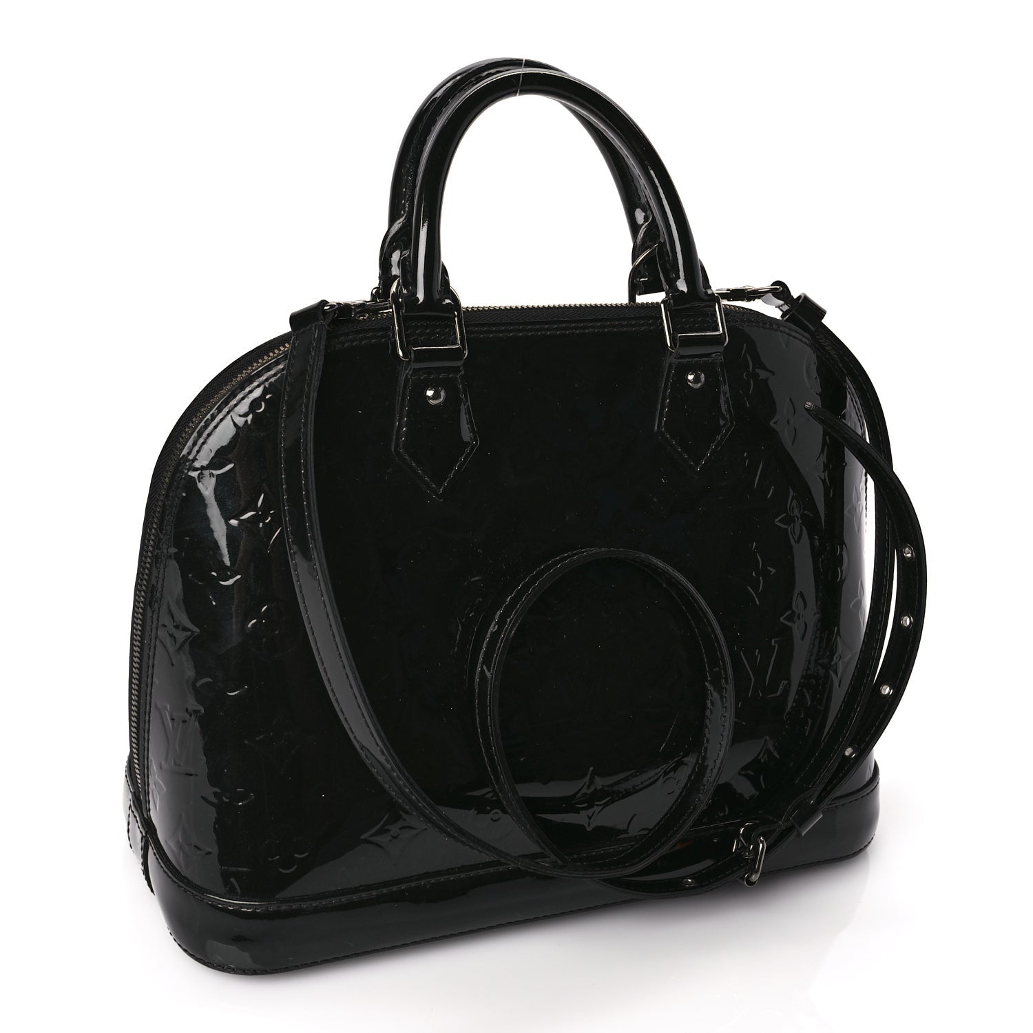Louis Vuitton Vernis Alma PM Noir Magnetique 2 of 8