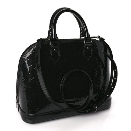 Louis Vuitton Vernis Alma PM Noir Magnetique 2 of 8
