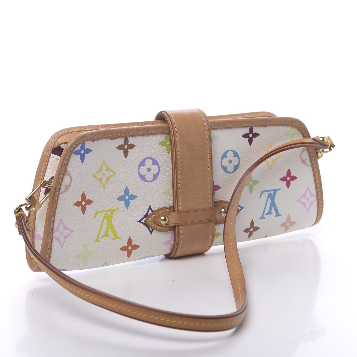 Louis Vuitton Monogram Multicolor Shirley White 3 of 12